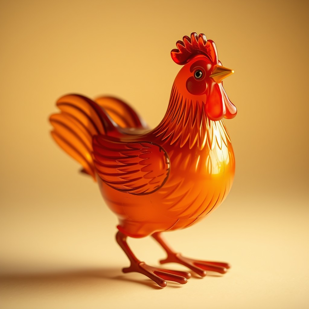 Documentation and careful handling of the Amber Jumping Chicken